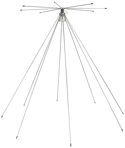 Tram 1410 Scanner 25MHz–1,300MHz VHF/UHF Super Discone Base Antenna