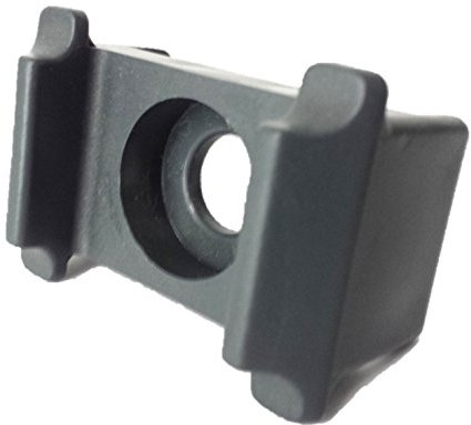 Klammer Doppelsteg, Zaunhalter, Zaunbau Halter, Doppelstabklammer, Stabmatten Halter, anthrazit RAL 7016 (100)