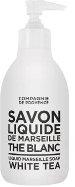 Compagnie de Provence Flüssigseife White Tea, Noten von Tee und Zitrus, zitrisch und warm, 300 ml