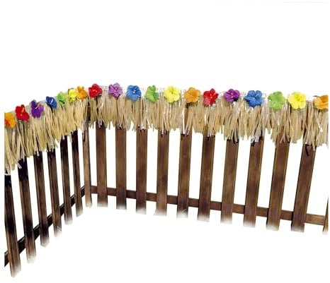 W WIDMANN MILANO Party Fashion 5513A - Hawaii Girlande mit Hibiskusblüten, Dekoration, Strandparty, Mottoparty