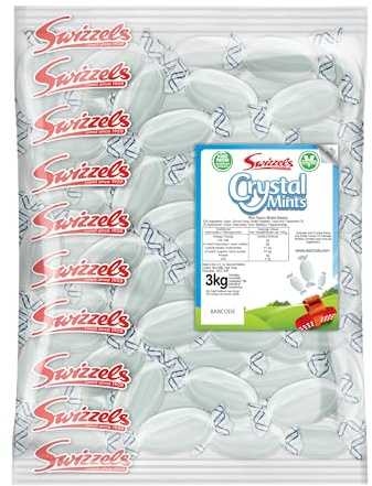 Swizzels 3kg Bag of Crystal Mints Sweets