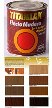 Titanlak Esmalte Efecto Madera Satinado Caoba 750 ml