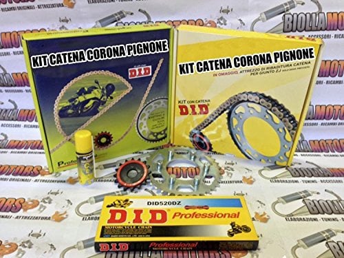 372755000 KIT CATENA CORONA PIGNONE DID HONDA 600cc VT 600 C Shadow 94-00