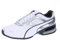 PUMA Herren Tazon 6 FM Laufschuhe, White Silver-Black, 42 EU