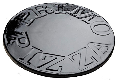 Primo 340 Porcelain Glazed Pizza Baking Stone for Primo Oval Junior Grill
