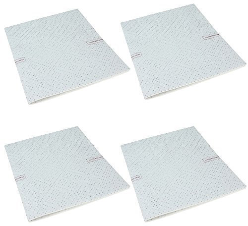 First4Spares 4 x 57cm x 47cm Premium Quality Oven Cooker Extractor Hood Grease Filters for Zanussi