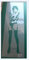 Banksy Girl Hugging Teddybär Schablone, plastik, (S)GIRL - 10.2 inches