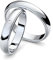 Eheringe Verlobungsringe Trauringe Freundschaftsringe Silber 925 mit Zirkonia Stein inklusive Luxus-Etui Ringpaar Partnerringe Hochzeitsringe Paar-Preis nickelfrei klassisch ER88SS925ZIFA-5060