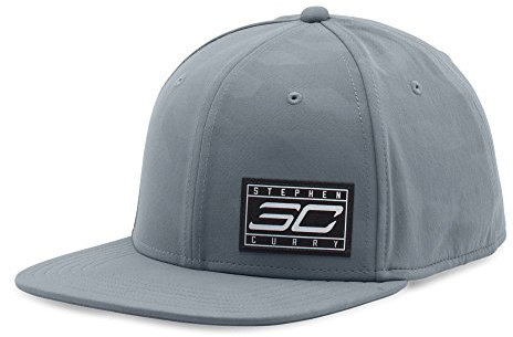 Under Armour Herren Basketball Cap UA Sc30 Snapback, Steel, OSFA, 1283143