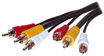 Tecline 65002 Nero 2 m 3 x RCA 3 x RCA cavo e componente (YPbPr)
