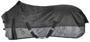 Winterdecke Riga, schwarz-grau 165cm