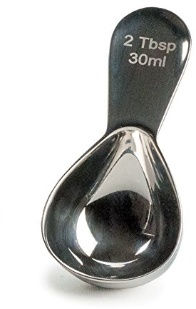 RSVP International Coffee Scoop Collection, 2-Tablespoon, Compact, Stainless Steel