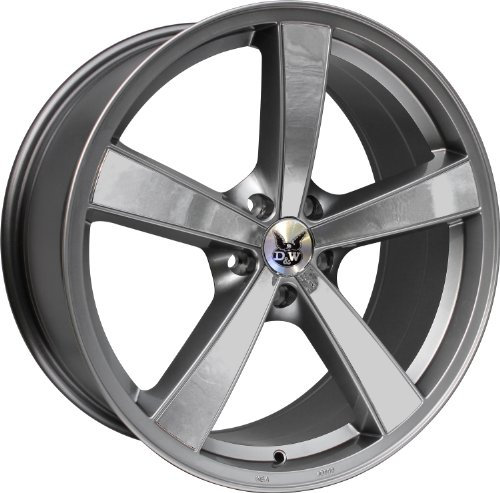 D&W Le Mans argentoinox 7x17 5/112 ET38 VW Tiguan (5N), 81-147 kW, Bj. 2007- Alu felgen