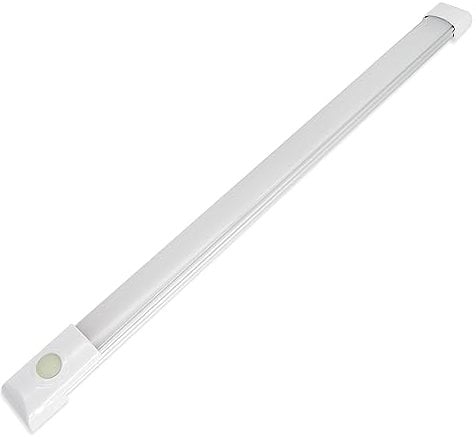 Dream Lighting Luz LED 12v para Autocaravana Barra LED 12v Luz Calida con Interruptor Ultrafino Luce Tira Caravana Camper RV Regulable Blanco Cálido 3000K 30CM IP44