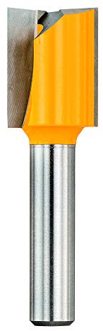 Dewalt DT90001-QZ Fräser gerade Z2, Silber, 8 mm