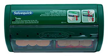 Holthaus Medical Salvequick®-Pflasterspender gefüllt mit elastischen und wasserfesten Wundverbänden, Größe Klein, 1 Stück