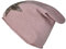 Cashmere Dreams Slouch-Beanie-Mütze mit Kaschmir - Hochwertige Strickmütze für Damen Mädchen - Hat - Pailletten Stern - One Size - Sommer Herbst und Winter Zwillingsherz (alt/Silber)