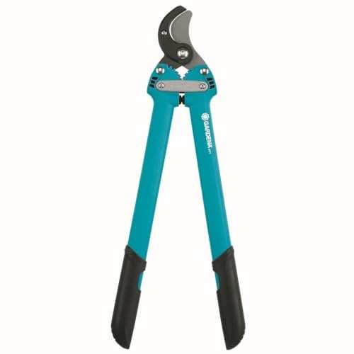 Tijeras de podar Comfort GARDENA 500 AL: tijeras de podar para madera dura y seca, yunque intercambiable, máx. Rama Ø 35 mm, 50 cm de longitud, engranaje dentado patentado para un 38% más de fuerza de corte (8771-20)