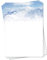 Motivpapier Briefpapier (Winter-5156, DIN A4, 100 Blatt) - tiefverschneite Gebirgsmassiv Winterlandschaft mit schneebedeckten Höhenzügen und Wolken