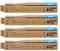 HYDROPHIL - Premium - Bambuszahnbürste Erwachsene - Nachwachsende Holzzahnbürste - 4er Pack (Hellblau, 4 Stück)