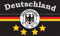 FRIP- XXL Riesenfahne Deutschland 4 Sterne Schwarz - Schwarz-Rot-Gelb Fan 2,50 x 1,50m Flagge Fahnen mit 2 Ösen