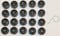 Genuine VW Volkswagen Engraved Alloy Wheel Bolt Cap Covers 17mm Includes Locking Nut Covers and Removal Tool