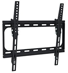 Support mural inclinable de télévision pour écrans plats LCD LED de 81,3 cm à 139,7 cm, support écran VESA 400 x 400 fixation universelle