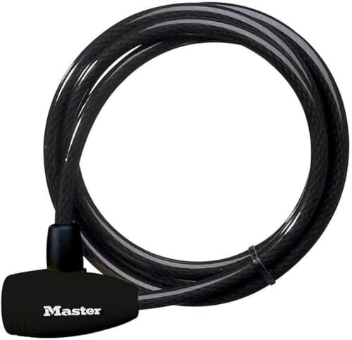 MASTER LOCK 8154EURDPF Geflochtenes Stahlschlaufenkabel 1,80M X 10mm