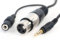 Cable Jive ProJive XLR v2, adattatore per microfono da jack stereo XLR a 3,5 mm, con porta di monitoraggio, per iPhone / iPod / iPad e Android (cavo da 1,2 m)