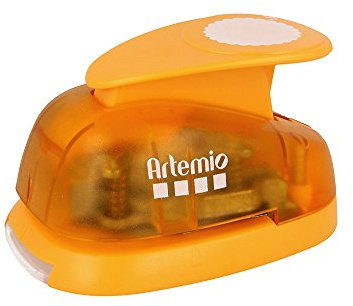 Artemio Hebelstanzer, Kreisrosette, 3,5 cm, Orange