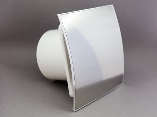 Badlüfter Ø 100mm Edelstahl WEI Lüfter Ventilator Deckenlüfter Front Wandlüfter Badventilator Ventilator Einbaulüfter Bad Küche Standart