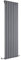 Milano Alpha Anthracite Vertical Single Flat Panel Radiator - 1600mm x 560mm