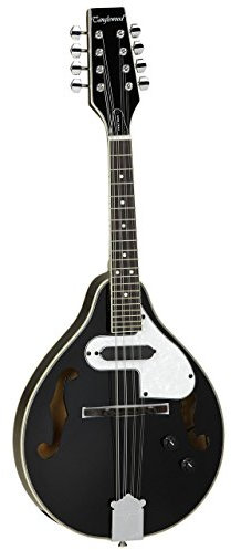 Electro Mandolina Teardrop F Hold Black Gloss: Mandolina