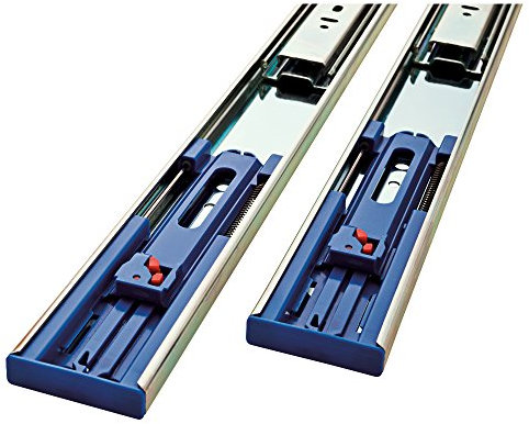 LIBERTY 942405 Soft-Close Ball Bearing Drawer Slide, 24-Inch, 2-Pack, Zinc Plated