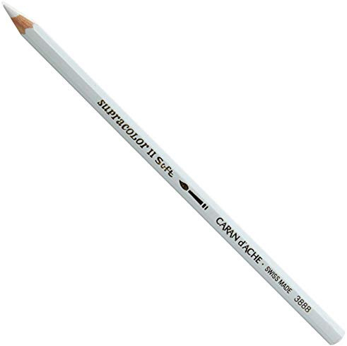 Caran D'ache Supracolor Pencil #002 Silver Grey (3888.002)