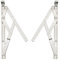 Pair of 17mm x 8 inch Top Hung Window Stays/Friction Hinges - Designed to Stay Open in Any Position Due to Friction, for uPVC or Aluminium profiled Windows (209mm).