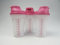 TUPPERWARE Backen Mix-Fix (3) klein 350 ml pink Shaky Küchenhelfer Shake It
