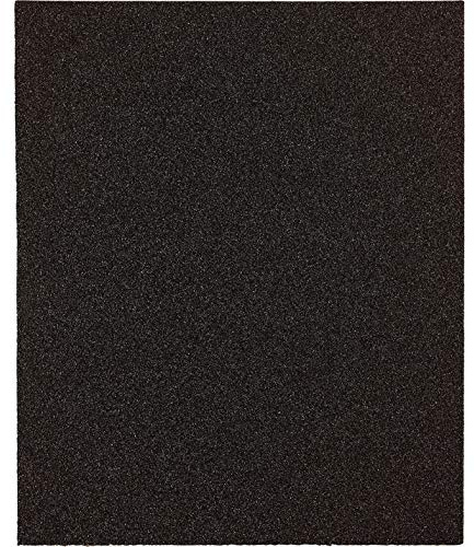 kwb wasserfester Schleifpapierbogen 230x280 mm aus Siliziumcarbid mit Körnung 80, hochwertiger Kunstharz-Verleimung und wasserfestem Trägermaterial für den groben Karosserieschliff