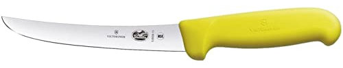 Victorinox Küchenmesser Ausbeinmesser Fibrox Gelb 15 cm Cuchillo, Acero Inoxidable, Amarillo, estándar