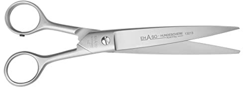 EHASO langlebige Japan-Stahl-Schere 23 cm gerade, Rostfrei mit Aluminium-Griff