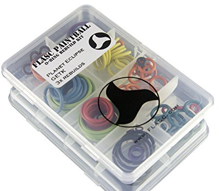 Planet Eclipse Gtek 3-farbig codiertes O-Ring-Ersatzset für Paintball von Flasc Paintball