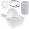 SPARES2GO Condenser Vent Box & Extra Long Hose Kit compatible with Indesit Tumble Dryers (7 Metres)