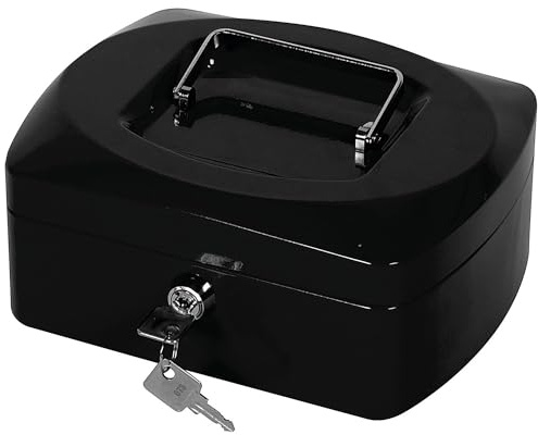Q-Connect KF02602 Geldkassette 20,32 cm schwarz