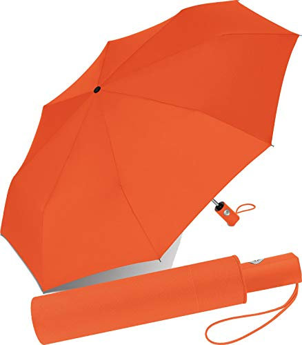 RS-Mini Vollautomatik-Taschenschirm für Damen und Herren Auf-Zu-Automatik - orange