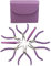 Beadsmith 8 Fashion-Purple Color Tool Set for Making Jewelry with Coordinated Clutch Carry Case