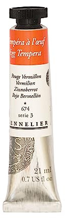 Sennelier Tempera Paint, 21ml, Vermillion S3