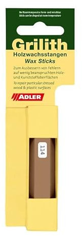 ADLER Holzwachsstangen 114 Erle 1er Wachsstift Möbelstift Holz