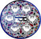 Sederteller für Pessach Blumen Motiv, (auch Passa(h) oder Pascha), Armenian Keramik, von hoher Qualität