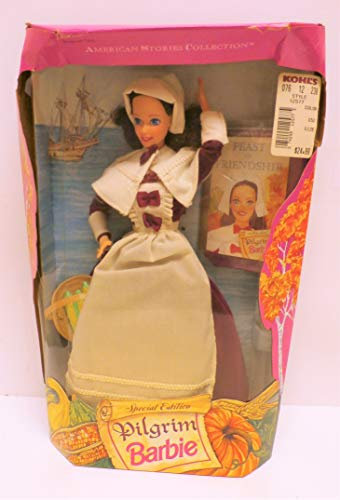 Barbie American stories Collection Pilgrim Barbie Doll By Mattel in 1994 - The box is in poor condition [Special Edition]