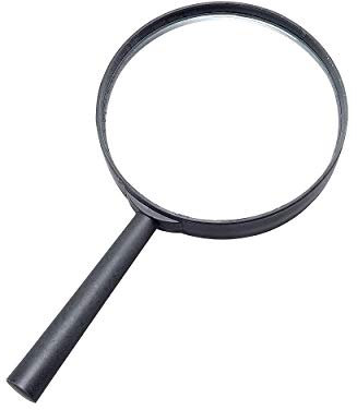 Bristol Novelty BA950 Detektiv Lupe, Unisex – Erwachsene, Schwarz, Einheitsgröße